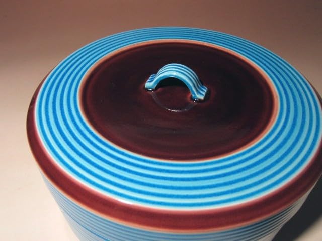 Amazon.co.jp: 平安大示 手塚大示 浅黄交趾独楽喰籠裏千家鵬雲斎花押